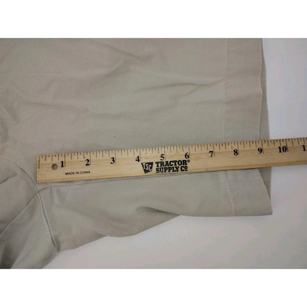 Polo by Ralph Lauren Prospect Short Mens 32 Khaki Tan Flat Front 9in Inseam